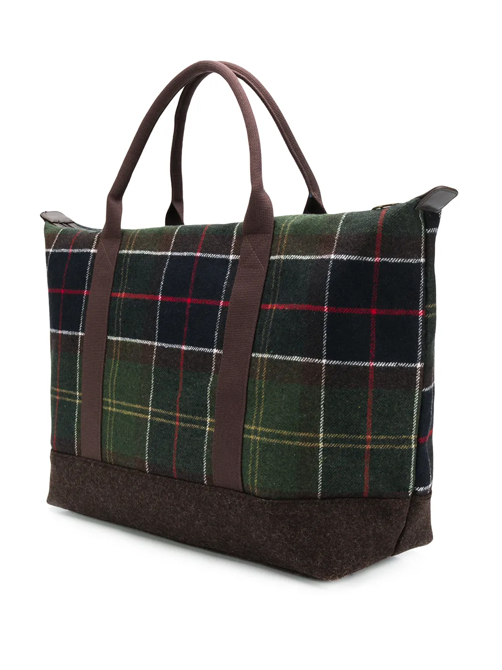 barbour tartan holdall