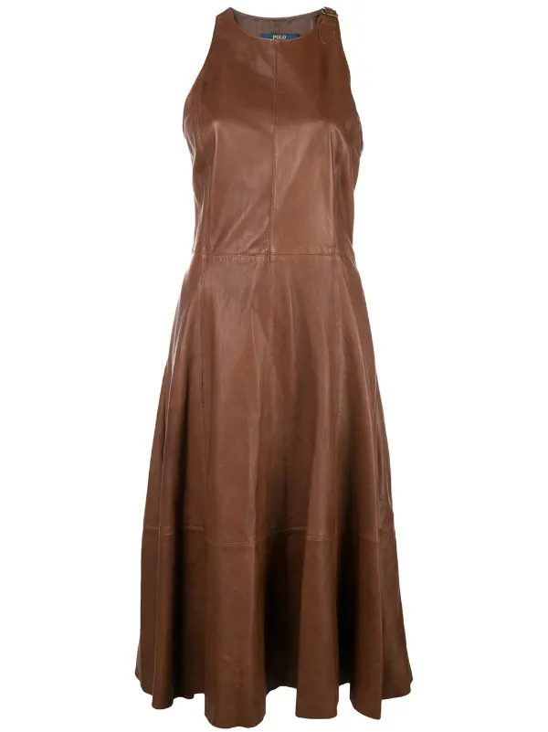 polo ralph lauren leather dress