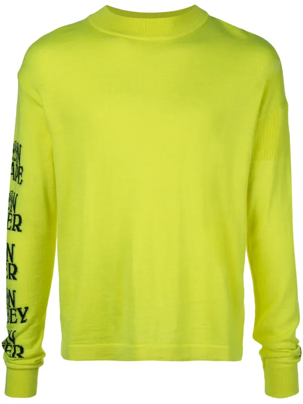 calvin klein yellow jumper