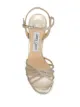Jimmy Choo Lilah 100mm glittered sandals
