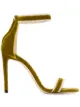 الصورة 1 من Jimmy Choo صندل مخمل 100 ملم
