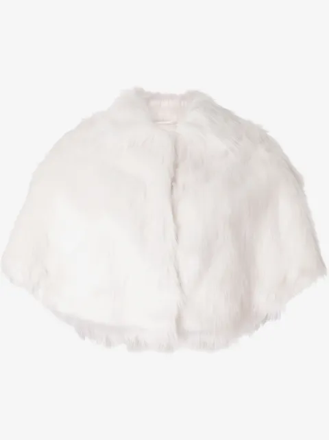 Unreal Fur Nord faux-fur cropped cape