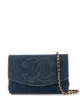 الصورة 1 من Chanel Pre-Owned محفظة جينز بسلسلة كتف