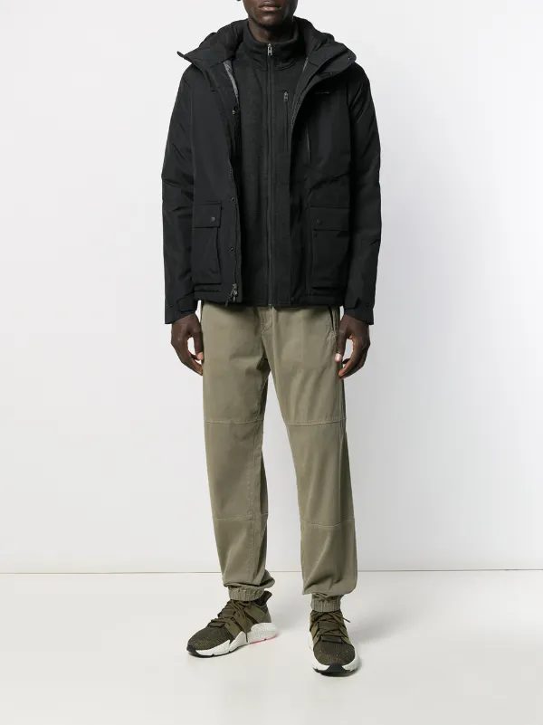 Patagonia Jaqueta Bomber Com Logo Contrastante | Preto | FARFETCH BR