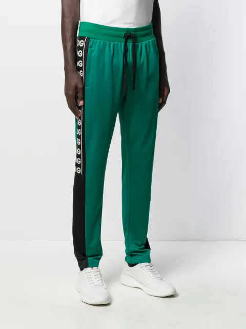 dg logo tapered track pants