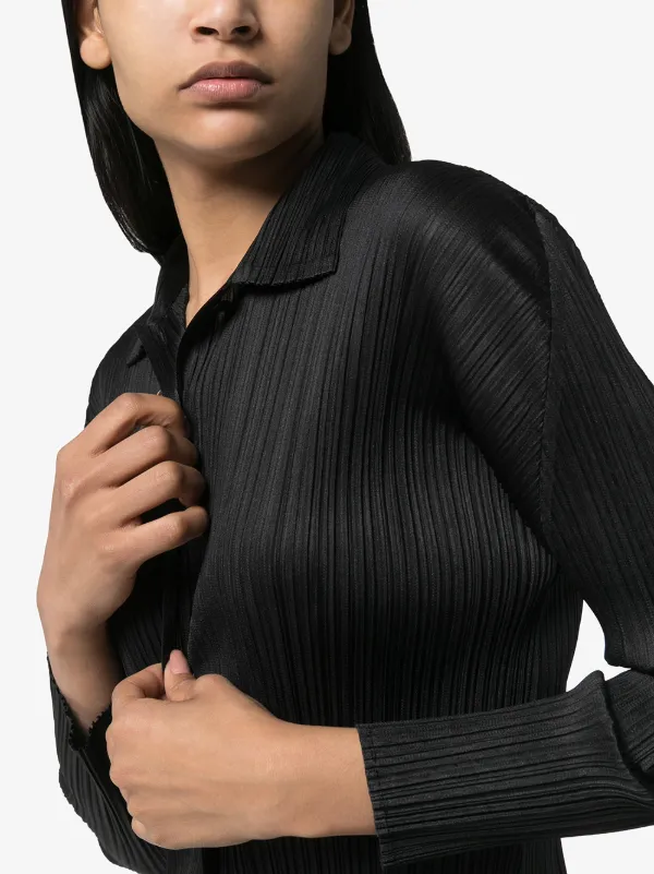 Pleats Please Issey Miyake ボタンダウンシャツ 通販 - FARFETCH