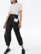 Image 2 of Pleats Please Issey Miyake high neck short sleeve plissé top