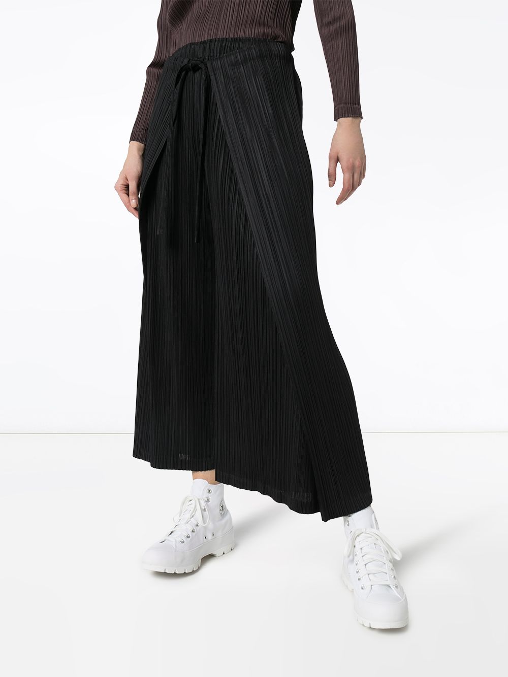 фото Pleats please issey miyake плиссированные брюки широкого кроя