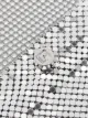 Paco Rabanne draped mesh necklace