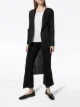 Pleats Please Issey Miyake micro pleat waterfall coat