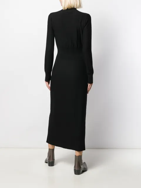 CALVIN KLEIN ROLL NECK KNITTED DRESS