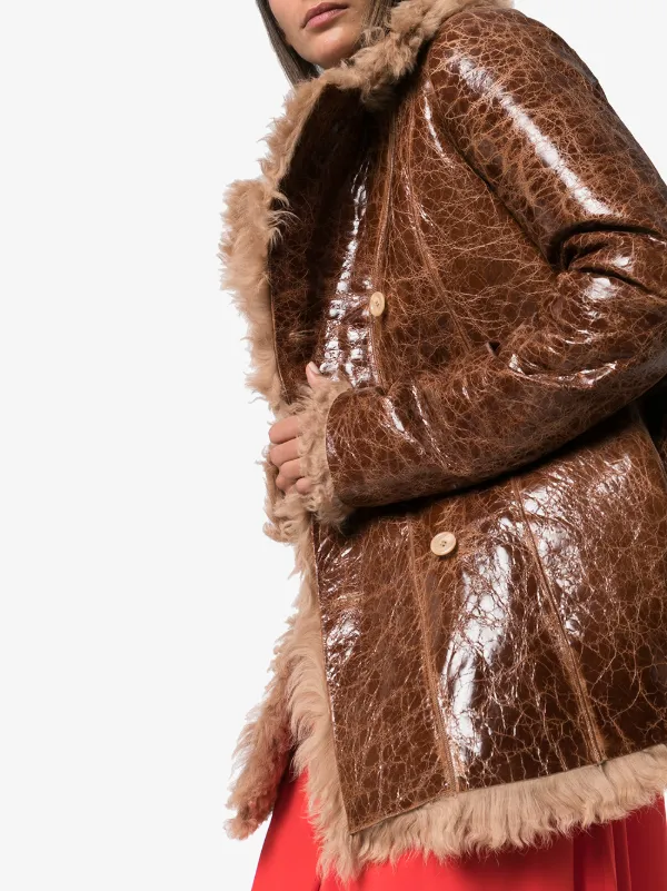 sies marjan shearling coat