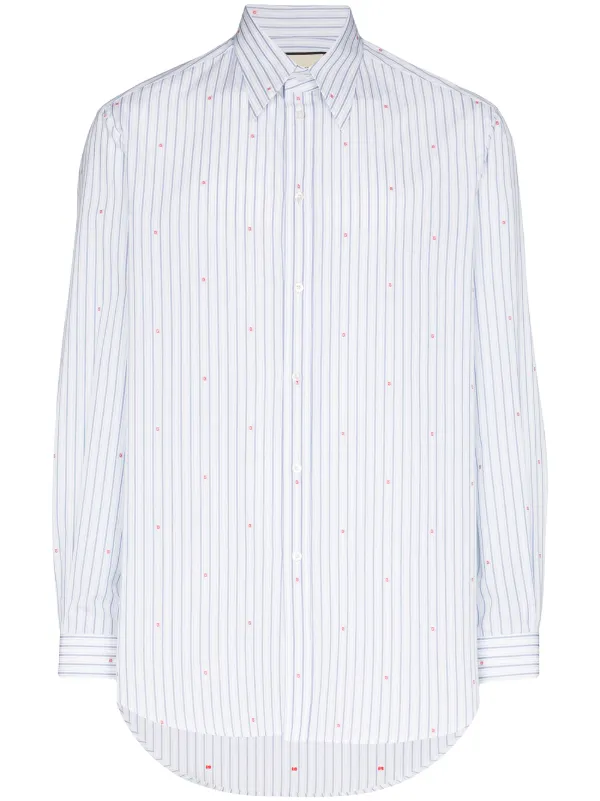 gucci print dress shirt