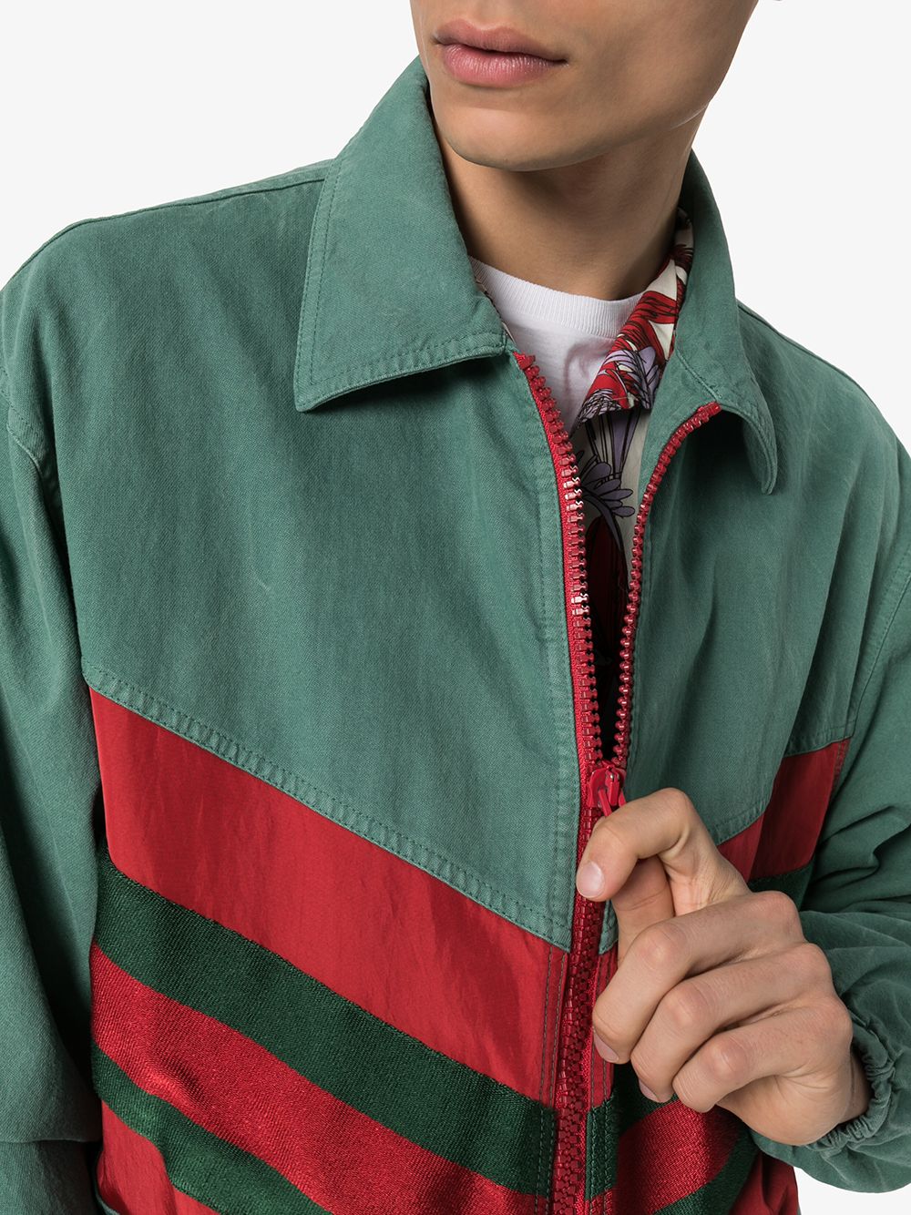 фото Gucci спортивная куртка на молнии