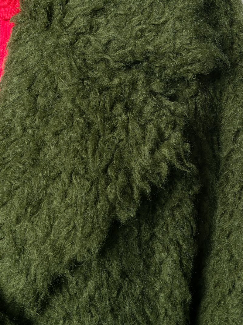 STAND STUDIO NICOLETTA FAUX-SHEARLING COAT