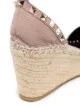 Valentino Garavani Rockstud 85mm wedge sandals