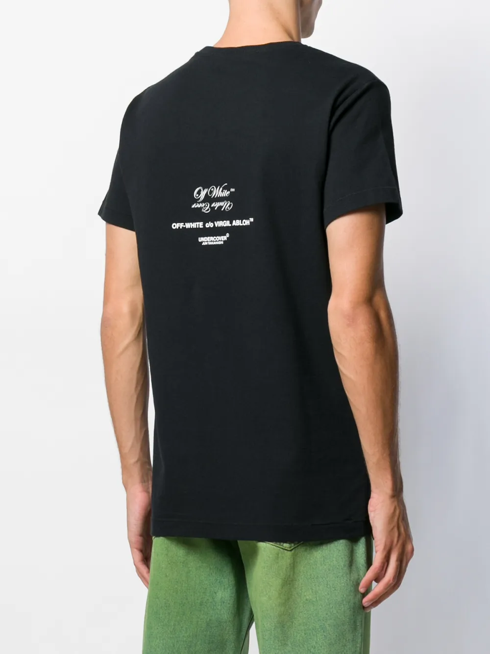 Off-White T-shirt met print Zwart