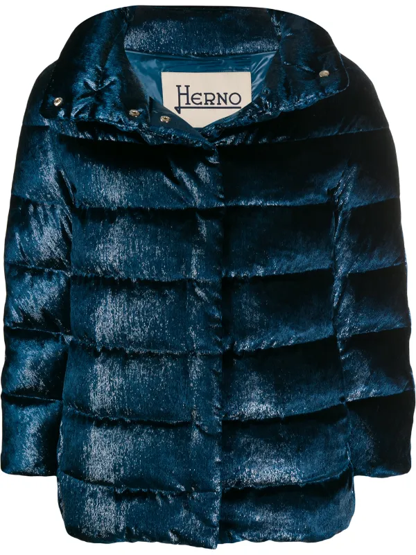 herno velvet puffer