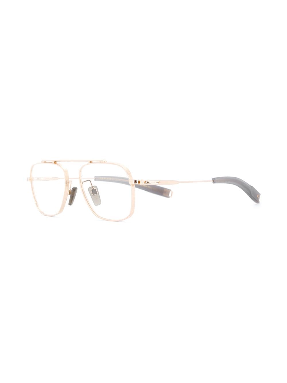 Shop Dita Eyewear Lancier Glasses In Gold
