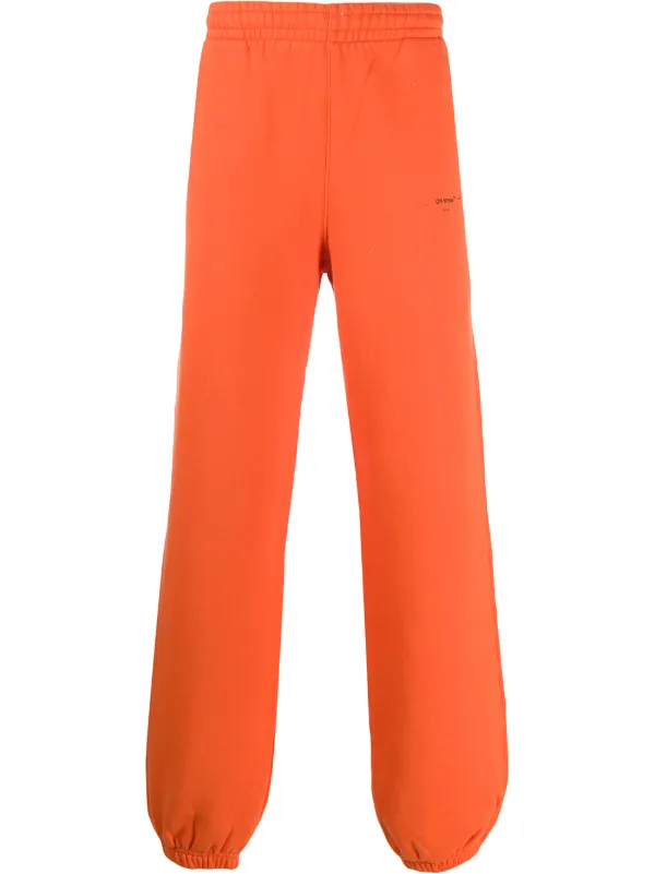 Off white orange pants clearance