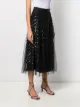 Temperley London sequinned tulle skirt