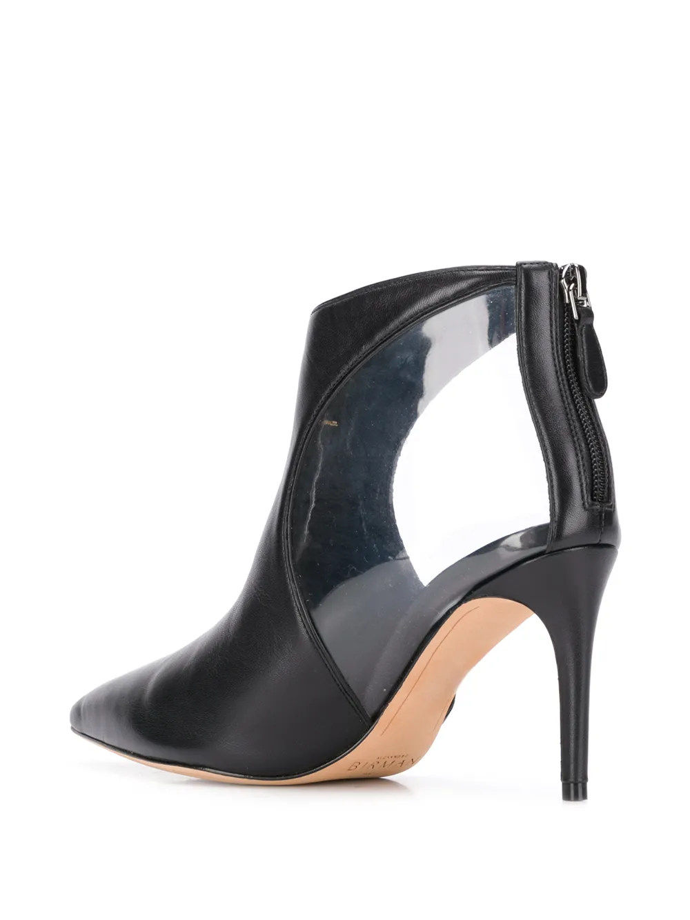 Alexandre Birman cut-out detail ankle boots Black