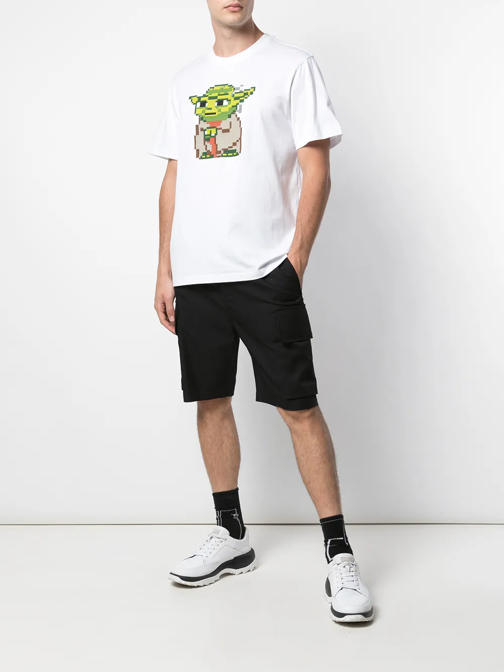Mostly Heard Rarely Seen 8-Bit Jersey T-shirt - Wit