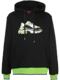 Mostly Heard Rarely Seen 8-Bit Mint Wave jersey hoodie - Black