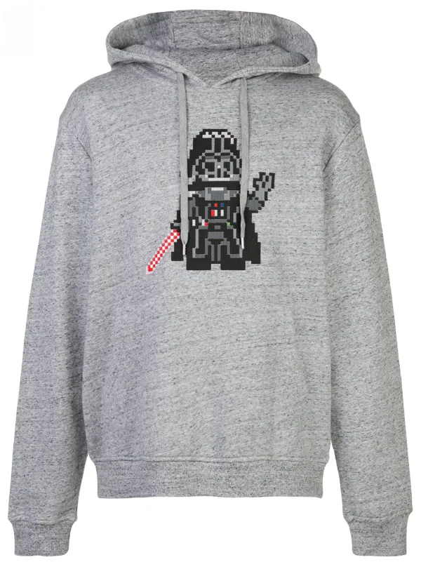 Mostly Heard Rarely Seen 8-Bit Invader Jersey Hoodie | Grey | FARFETCH