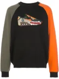 Mostly Heard Rarely Seen 8-Bit Falcon tri-colour sweatshirt - Black