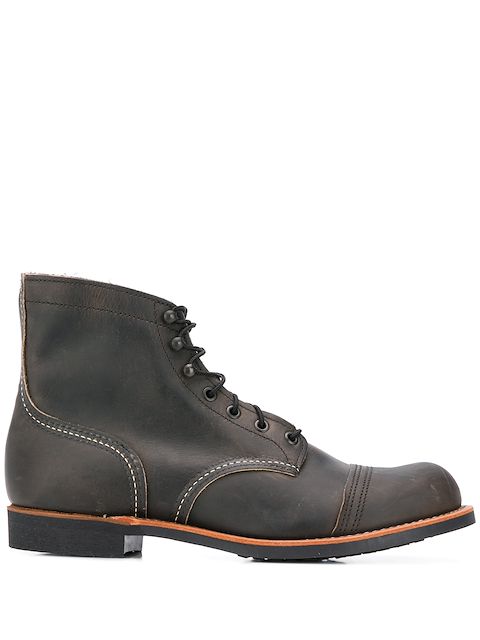Red Wing Shoes lace-up ankle boots 