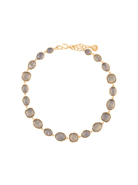 Goossens Cabochons embellished necklace