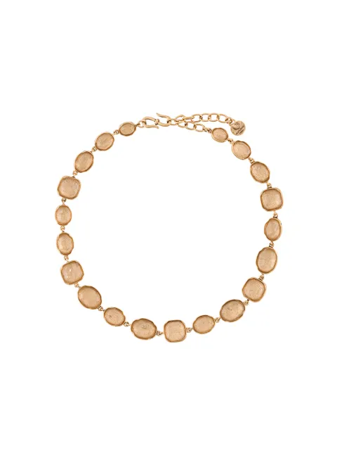 Goossens Cabochons embellished necklace