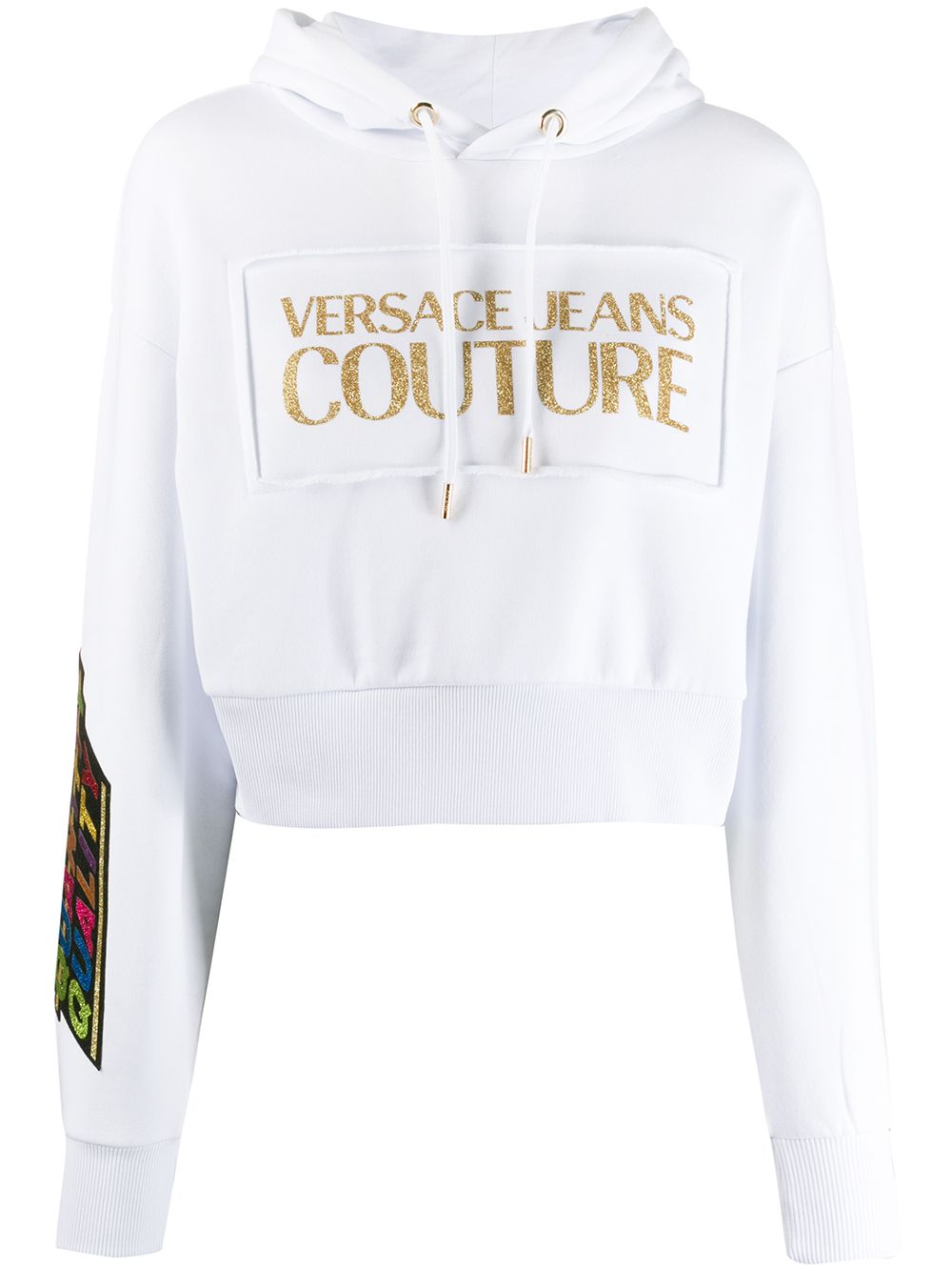 фото Versace Jeans Couture укороченное худи Quantity Quality