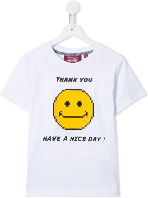 Mostly Heard Rarely Seen 8-Bit Smile Emoji T-shirt