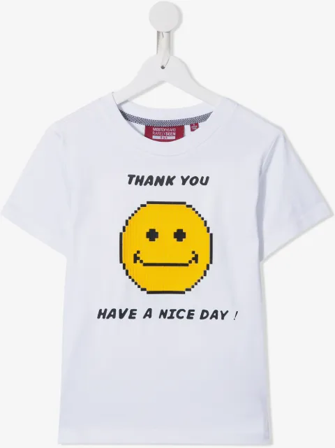 Mostly Heard Rarely Seen 8-Bit Smile Emoji T-shirt