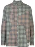 Mostly Heard Rarely Seen Cut Me Up plaid shirt - Green