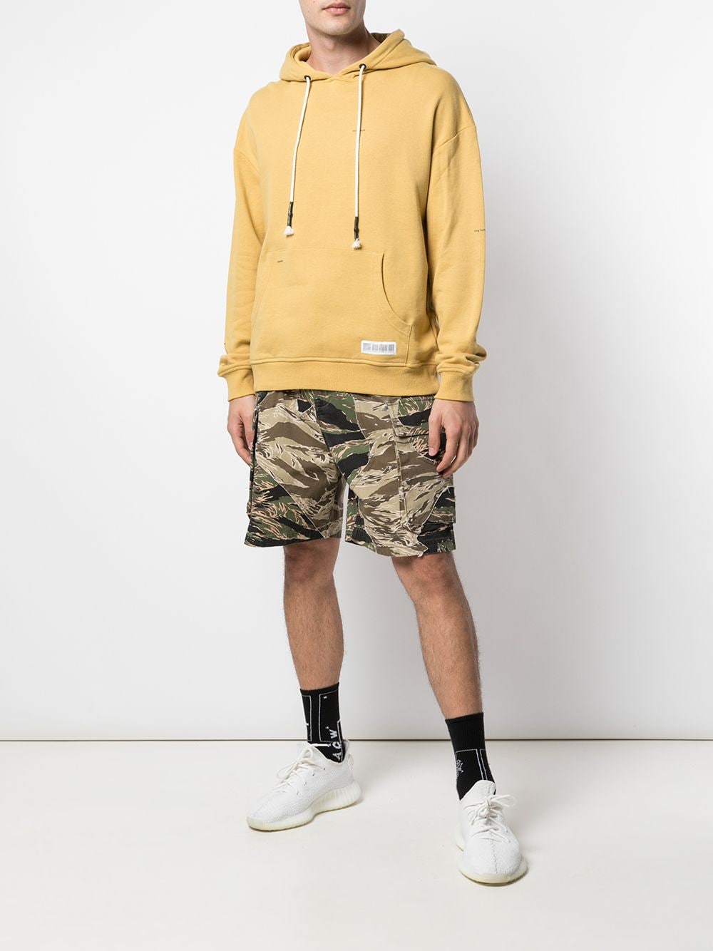Shop Mostly Heard Rarely Seen Illicit Hoodie In Yellow
