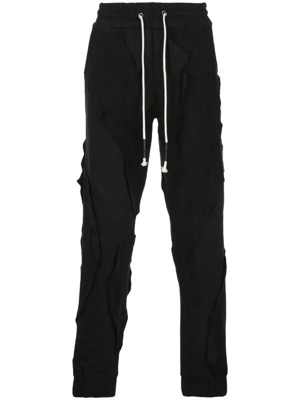 cut out track pants
