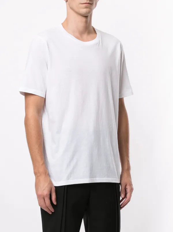 Saint Laurent Crew Neck T shirt Farfetch