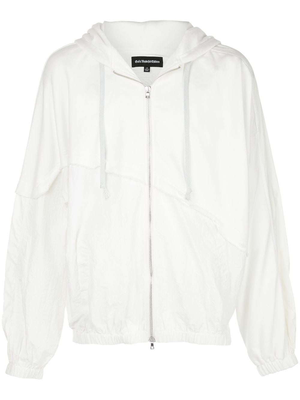 Shop God's Masterful Children Terry Sports Jacket In White