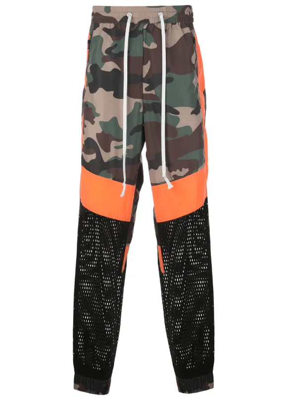 スウェットパンツ オレンジ 迷彩パンツ HERON PRESTON - 新品 ヘロン
