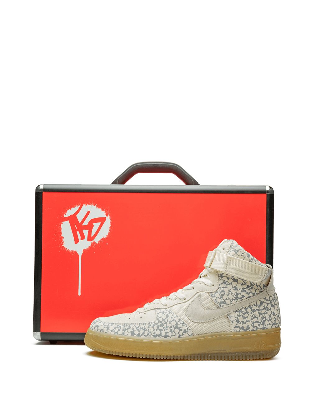 Nike Air Force 1 High Top Sneakers In Neutral