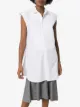 Bottega Veneta quilted cotton-poplin sleeveless shirt