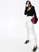 Image 2 of Bottega Veneta asymmetric V-neck knit top