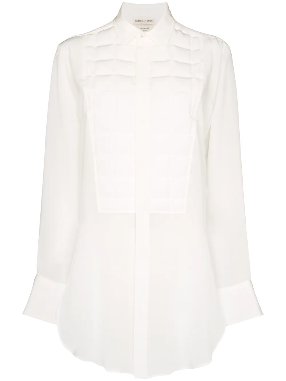 BOTTEGA VENETA QUILTED SILK SHIRT