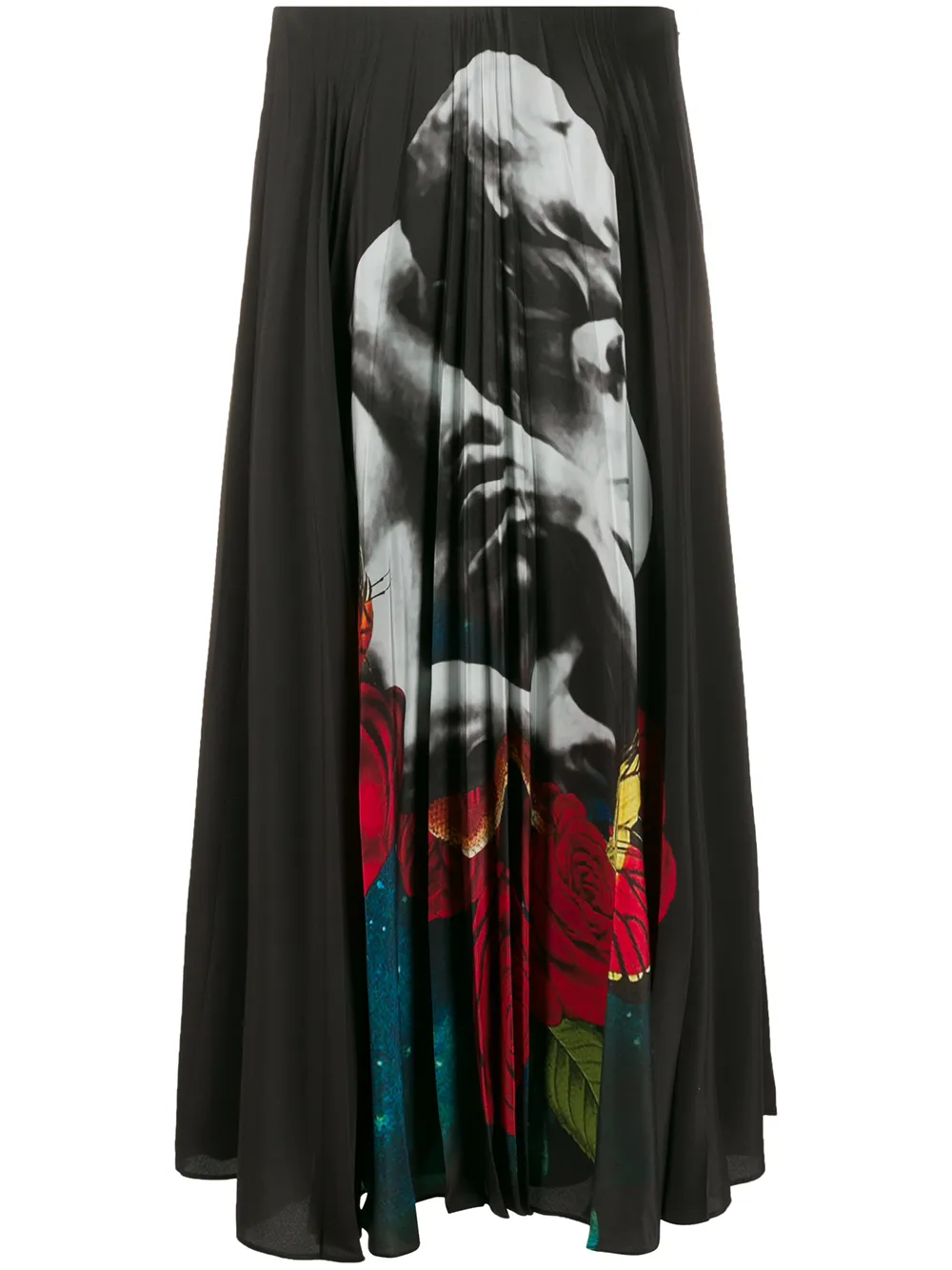 Valentino Garavani x Undercover plooirok Zwart