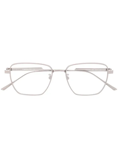 Bottega Veneta Eyewear rectangular-frame glasses 