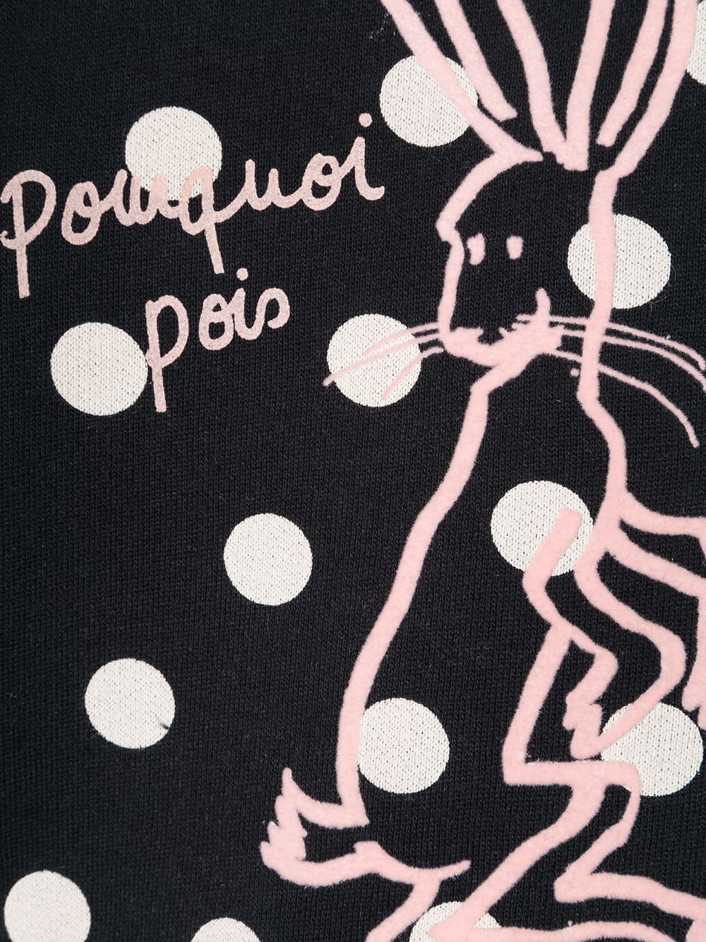 фото Emile Et Ida rabbit print sweatshirt