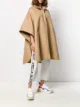 Stella McCartney oversized zip-front cape